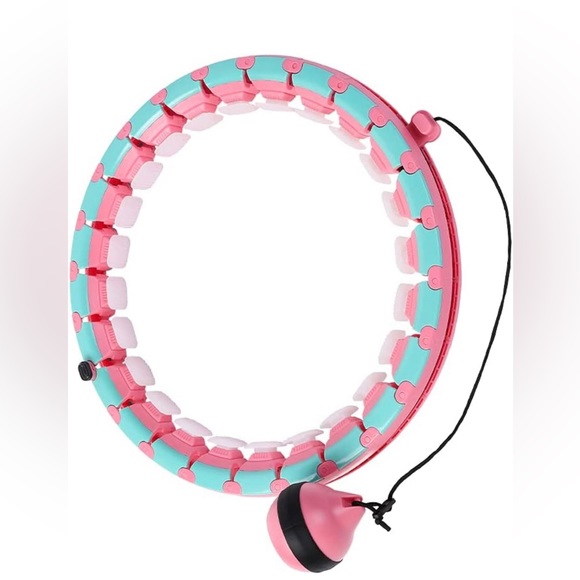 Other - Weighted Hula Hoops for Adults, Exercise Hoola Hoop with 24 Detachable Sections